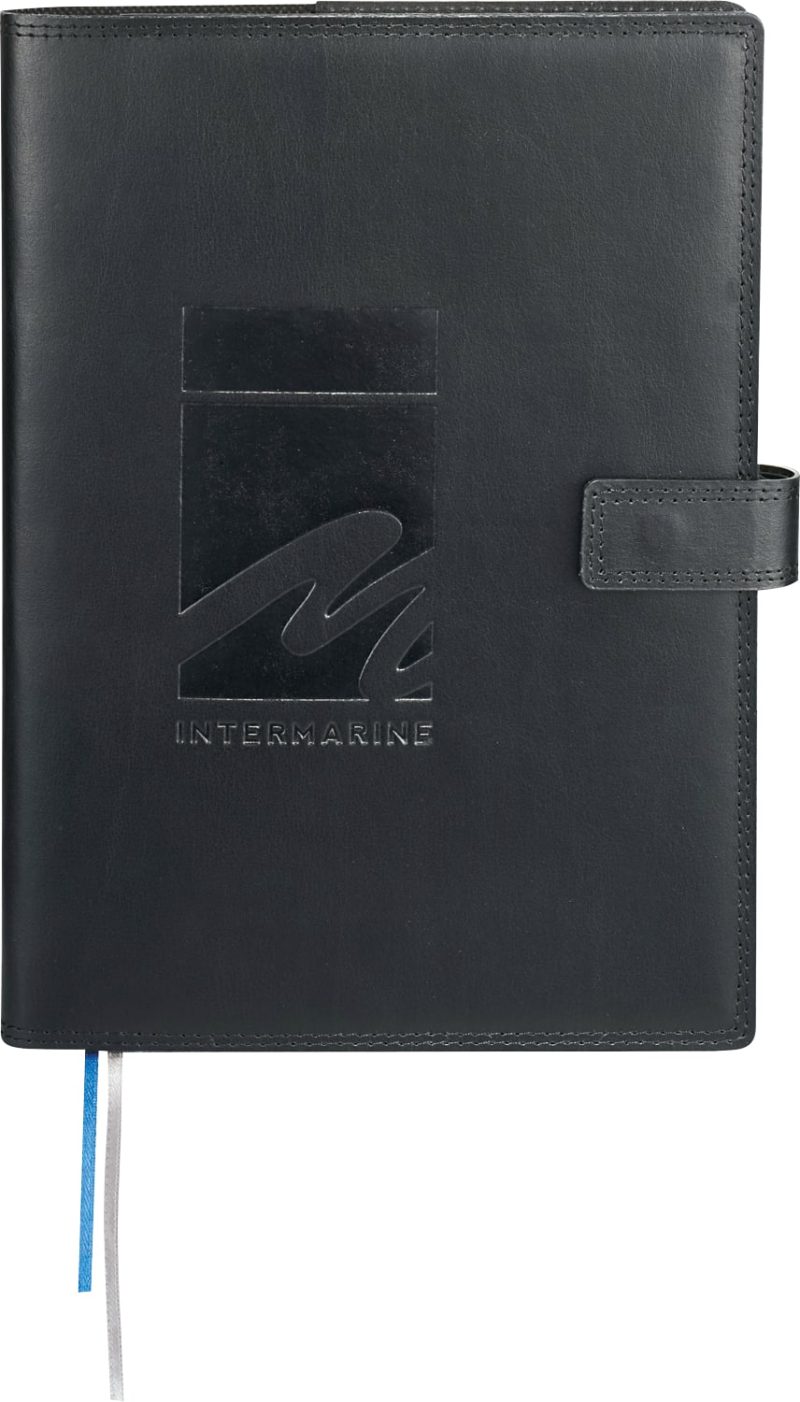 Custom 7'' x 10'' FSC® Mix Uptown Refillable Leather Journal