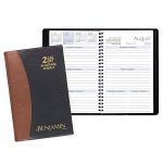 Custom Academic Weekly Planner w/ Carriage Vinyl Cover