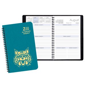 Custom Academic Weekly Planner w/ Shimmer Cover