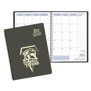Custom Academic Wire Bound Monthly Appointment Planner w/ Canyon Cover
