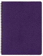 Custom Academic Wire Bound Monthly Desk Planner w/ Cobblestone Cover - 5