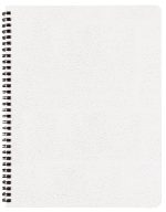 Custom Academic Wire Bound Monthly Desk Planner w/ Leatherette Cover - 7