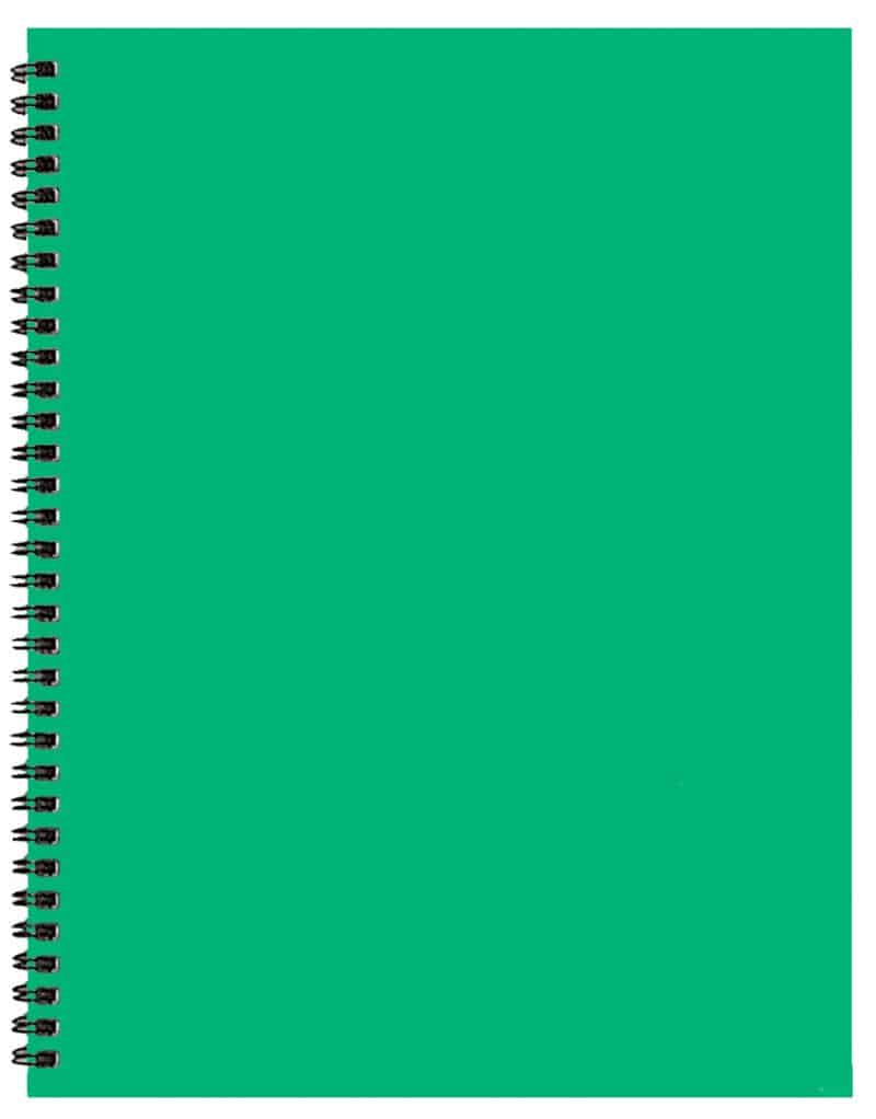 Custom Academic Wire Bound Monthly Desk Planner w/ Technocolor Cover - 4