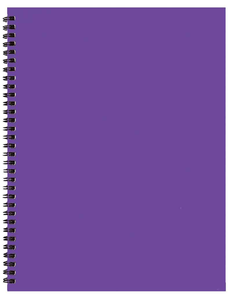 Custom Academic Wire Bound Monthly Desk Planner w/ Technocolor Cover - 6