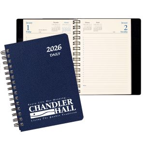 Custom Daily Desk Planner/Leatherette Cover