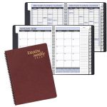 Custom Executive Monthly Planner w/ Leatherette Cover - 1