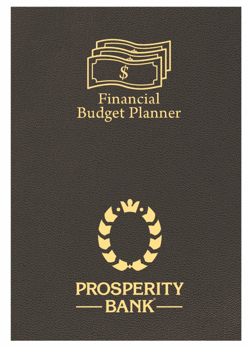 Financial-Budget-Planner-Leatherette-Cover-FBP-61 Custom Financial Budget Planner/ Leatherette Cover