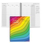 Custom Full Color Spiral Weekly Planner notebook 5" x 7" - 5