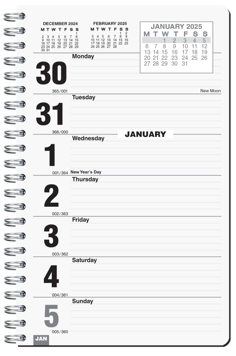 Custom Full Color Weekly Planner w/Pen Safe Back Cover & Pen - 2