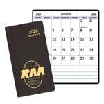 Custom Large Print Monthly Pocket Planner w/ Continental Cover