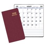 Custom Large Print Monthly Pocket Planner w/ Shimmer Cover - 1