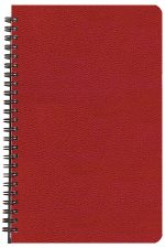 Custom Large Print Weekly Desk Planner w/ Leatherette Cover - 5