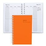Custom Leather Spiral Weekly Planner 5.25" x 8.25" - 7