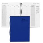 Custom Leather Spiral Weekly Planner 8.5" x 11" - 4