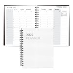 Custom Leather Spiral Weekly Planner - 1