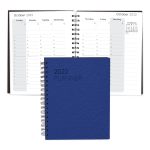 Custom Leather Spiral Weekly Planner