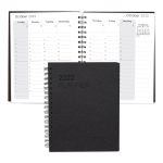 Custom Leather Spiral Weekly Planner - 2