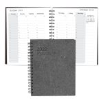 Custom Leather Spiral Weekly Planner - 4