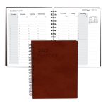 Custom Leather Spiral Weekly Planner - 5