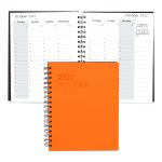 Custom Leather Spiral Weekly Planner - 8