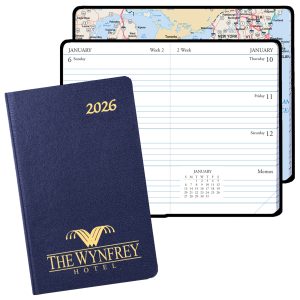 Custom Mini Weekly Pocket Planner - Leatherette Covers