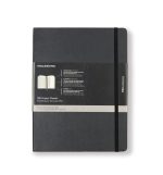 Custom Moleskine® Hard Cover Ruled XL Professional Project Planner - Black - 1