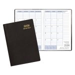 Custom Monthly Desk Refillable Appointment Planner w/ Continental Vinyl Cover - 1
