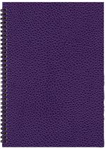 Custom Monthly Desk Wire Bound Appointment Planner w/ Cobblestone Cover - 2