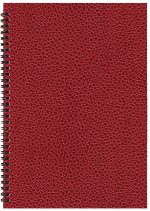 Custom Monthly Desk Wire Bound Appointment Planner w/ Cobblestone Cover - 3