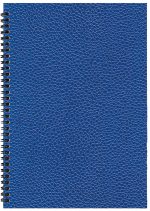 Custom Monthly Desk Wire Bound Appointment Planner w/ Cobblestone Cover - 5