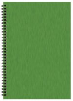 Custom Monthly Desk Wire Bound Appointment Planner w/ Shimmer Cover - 2
