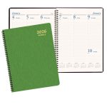 Custom Professional Weekly Desk Appointment Planner w/ Shimmer Cover - 1