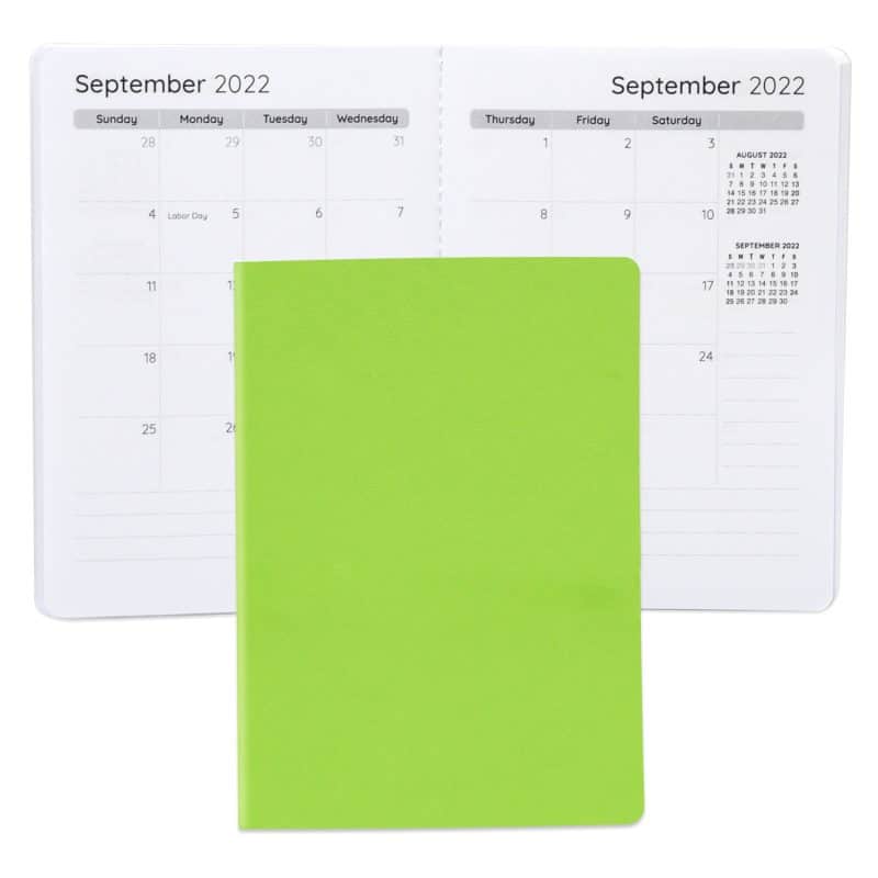 Custom Senzabrite Faux Leather Commuter Monthly Planner - 2