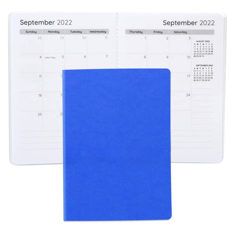 Custom Senzabrite Faux Leather Commuter Monthly Planner - 3