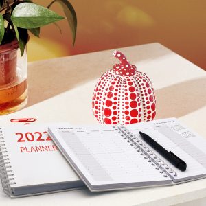 Custom Senzabrite Faux Leather Spiral Weekly Planner