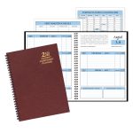 Custom Student Assignment Planner w/ Leatherette Cover - 1