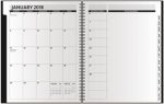 Custom The Director™ Leather Front Monthly Planner w/Chip Back (8.5"x11") - 1