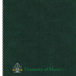 Custom TheAnalyst™ Monthly Planner w/Leatherette Wraparound (8.5"x11")