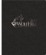 Custom TheDirector™ Monthly Planner w/Leatherette Wraparound (8.5"x11")