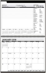 Custom ThePresident™ Leatherette Monthly Planner (11"x8.5") - 1