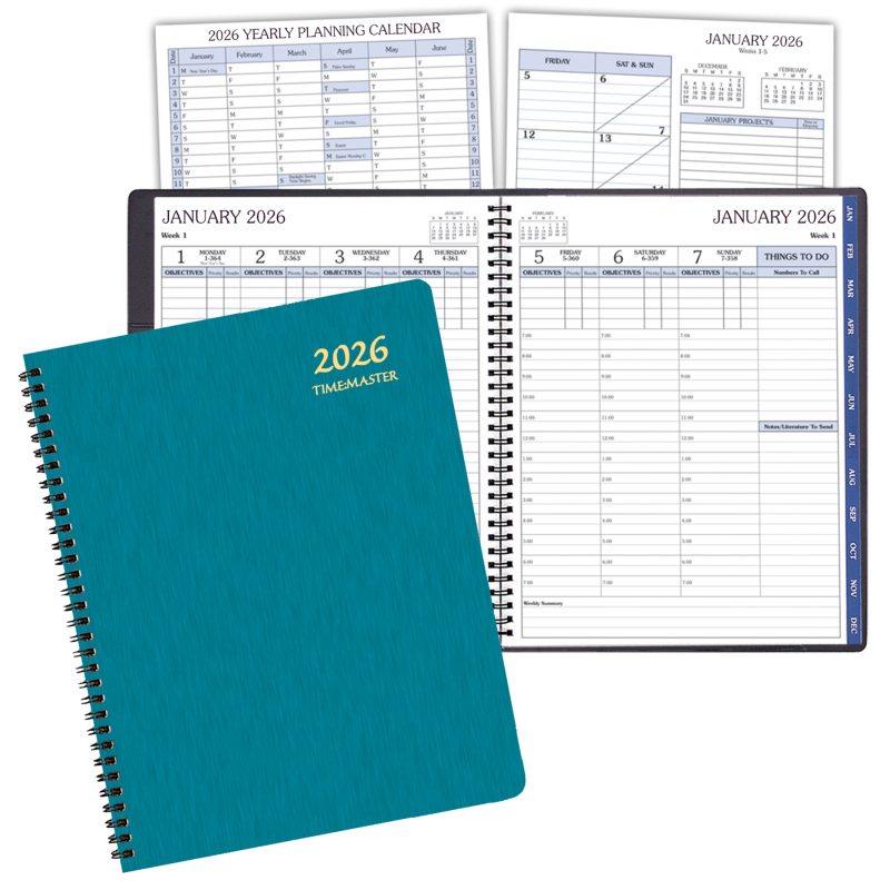 Custom Time Management Planner w/ Shimmer Cover - 1