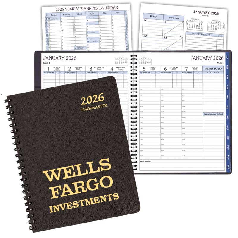 TimeMaster-Planner-w-Leatherette-Cover-TM-21 Custom Time:Master Planner w/ Leatherette Cover