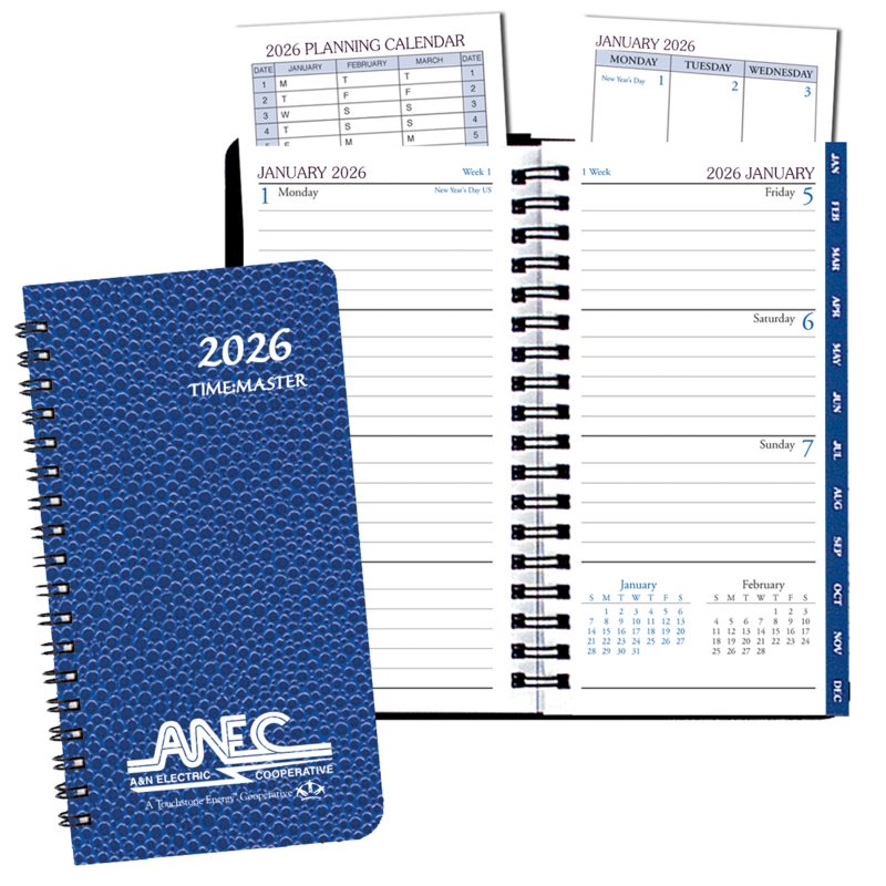 Custom Time:Master Pocket Planner w/ Cobblestone Cover