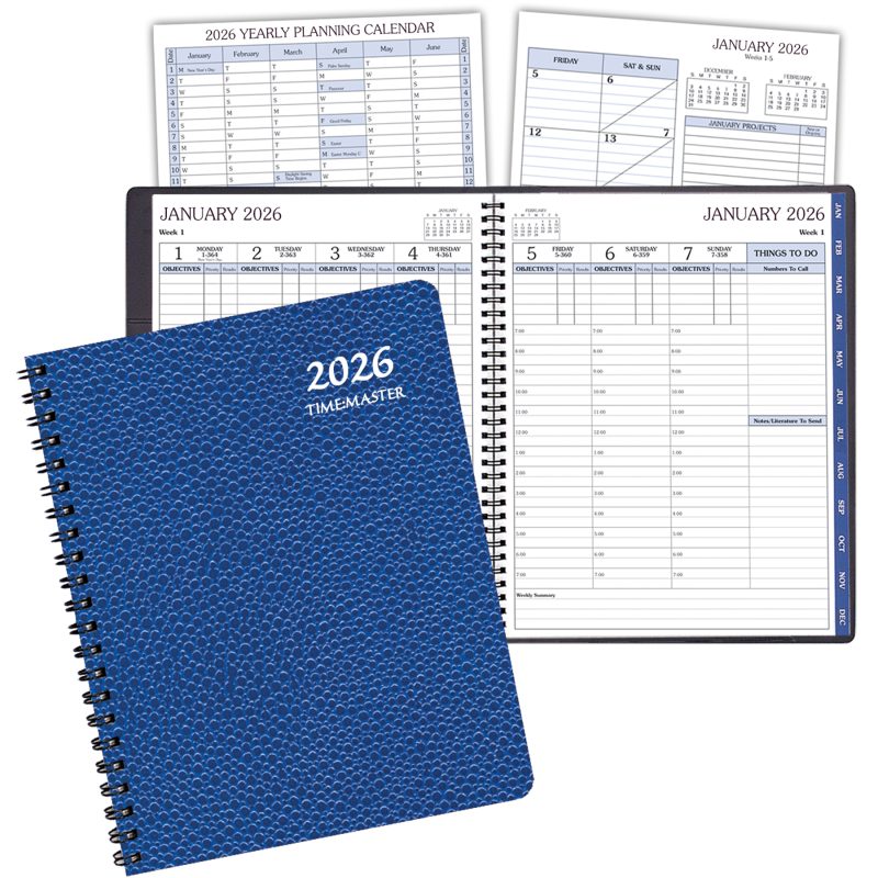 Custom Time:Master Time Management Planner w/ Cobblestone Cover - 1