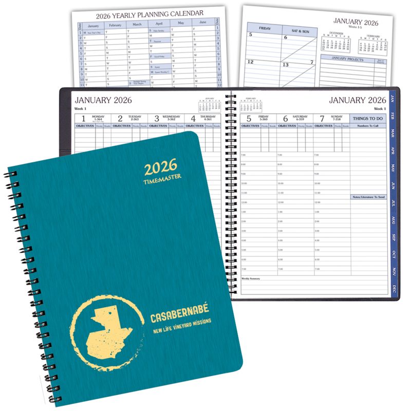 TimeMaster-Time-Management-Planner-w-Shimmer-Cover-TM-2A Custom Time:Master Time Management Planner w/ Shimmer Cover