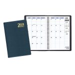 Custom Two Year Monthly Desk Planner w/ Continental Vinyl Cover - 1