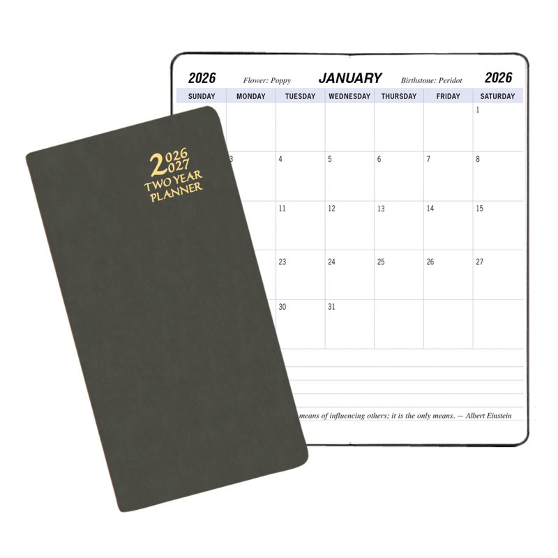 Custom Two Year Pocket Planner w/ Canyon Cover - 1