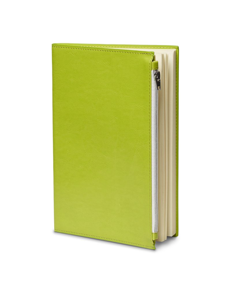 Custom Element Softbound Journal With Zipper Pocket 5.7" X 8.5" - 3