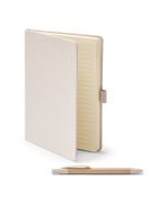 Custom Hemp Journal Notebook & Pen 6" X 8.0125" - 2