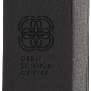 Custom Stockton 5000 mAh Wireless Charging Journal with FSC® Mix Paper